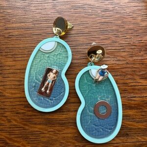 Acrylic Swimming Pool Earrings